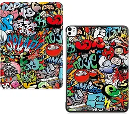 Чохол-книжка BeCover Smart Case для Apple iPad Pro 11 M4 2024 Graffiti (711637) - мініатюра 5