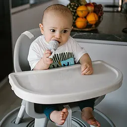 Німблер для годування з двома насадками "Діно" BabyOno Сірий - мініатюра 8
