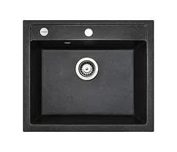 Кухонна мийка Adamant Prizma 590x495x200 графіт 435223, Графіт