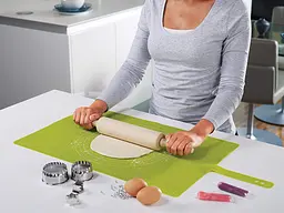 Силіконовий килимок Joseph Joseph Roll-up Baking Mat, 38х58 см, зелений (20031) - мініатюра 4
