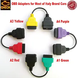 Адаптерний кабель OTKEFDI OBD II, OBD A1, A2, A3, A4 [Енергетичний клас A+++] - мініатюра 4
