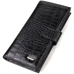 Чоловічий шкіряний гаманець Canpellini 9х18,7х1 см acs0025599