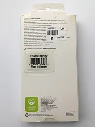 Оригінальний чохол-книжка Smart LED Wallet View Cover для Samsung Galaxy S22 Чорний (EF-NS901PBEGRU) - мініатюра 5
