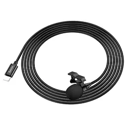 Мікрофон петличний L14 Lightning (2m) Black Hoco teh0029545 - мініатюра 7
