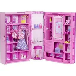 Ігровий набір Barbie Стильна гардеробна з лялькою (HXD58) - мініатюра 2