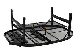 Стіл Bo-Camp Woodbine Oval 100x70 cm Black/Wood look (1404185) - мініатюра 4