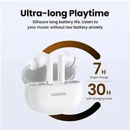 Бездротові навушники Ugreen WS200 HiTune T6 Hybrid Active Noise-Cancelling Earbuds - мініатюра 6