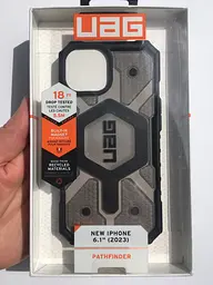 Оригінальний протиударний чохол UAG Pathfinder MagSafe (Original) для iPhone 15 Ash 114358113131 - мініатюра 8