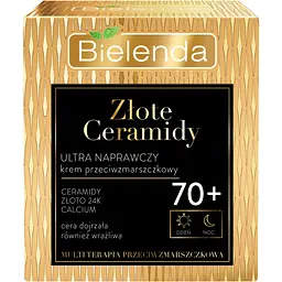 Крем проти зморшок Bielenda Golden Ceramides ультравідновлюючий 70+ 50 мл - мініатюра 3