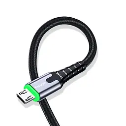 Зарядний кабель з підсвічуванням ESSAGER micro USB 3.0 A 2метра