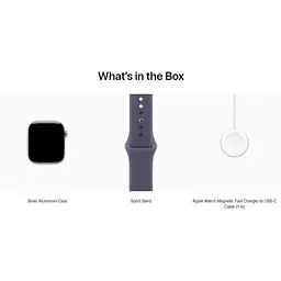 Смарт-годинник Apple Watch Series 11 GPS 42mm Silver Aluminum Case with Purple Fog Sport Band S/M (MEU64) [145299] - мініатюра 4