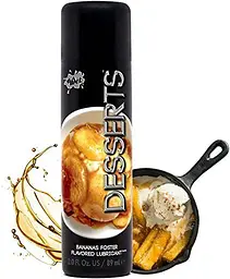 Їстівний лубрикант Wet Bananas Foster (Бананове суфле) 89 мл - мініатюра 2