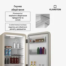 Холодильник Klarstein Audrey Evo (10046629) - мініатюра 5