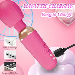 Вібратор B - Series Cute Little Fairy Wand 14 см (рожевий) - мініатюра 9