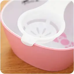 Сепаратор яєць ложка для відокремлення білка яйця 13.5 см, Kitchen Master Білий 85434 - мініатюра 7