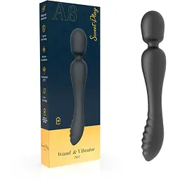 Вібратор Erospace Sweet Play Wand Vibrator 2in1 A8 62050070-0008 104547