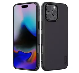 Чохол Nillkin Super Frosted Shield Pro для Apple iPhone 16 Pro Max Black - мініатюра 7