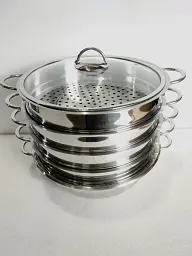 Мантоварка-пароварка O.M.S. Collection 6090 C-28 см 5,8 л - мініатюра 5