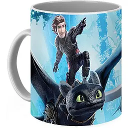 Кухоль GeekLand Як приручити дракона How to train your dragon  Прихований світ HD.02.19 330 мл білий - мініатюра 3