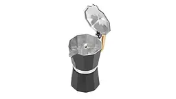 Кавоварка туристична Outwell Brew Espresso Maker L Black (651341) - мініатюра 2