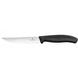 Ніж для стейка та піци Victorinox Swiss Classic 12см хвил чорн 6.7933