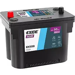 Автомобільний акумулятор EXIDE Start-Stop AGM 6СТ-50Ah Аз 800A (EN) EK508 - мініатюра 2