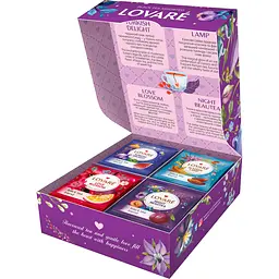 Чай чорний Lovare Assorted 4 види 64 г (32 шт. х 2 г) - мініатюра 2