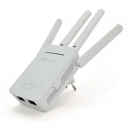 Підсилювач WiFi сигналу з 4-ма вбудованими антенами LV-WR09, живлення 220V, 300Mbps, IEEE 802.11g / n, 2.4-2.4835GHz, BOX