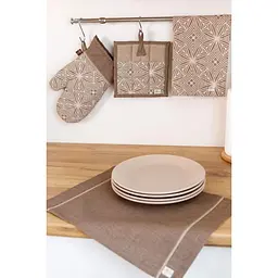 Серветка-сет Прованс Кориця 35x45 см коричнева (41119) - мініатюра 8