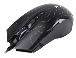 Миша A4Tech X89 Game Oscar Neon mouse Black, Optical, USB, 2400 dpi, Gaming X7, кабель 1,8 м (MAZE) - мініатюра 3