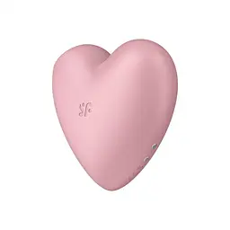 Вакуумний стимулятор Satisfyer Cutie Heart Light Red - мініатюра 6