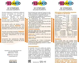 Сироп для дітей Pediakid 22 Vitamines & Oligo-Elements 250 мл - мініатюра 2