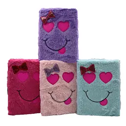 Блокнот пухнастий Love Smile, А5, 80 аркушів, клітинка, 80 г/м² (В асортименті) - мініатюра 2