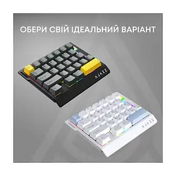 Клавіатура Ajazz AK029 Ice Island Magnetic Switch USB UA White/Blue (AK029-I-WB) - мініатюра 8