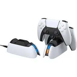 Зарядна станція Dobe Dual TP5-05103 для PS5 DualSense White [165290] - мініатюра 3