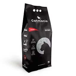 Бентонітовий наповнювач класичний 10 л Catmania без запаху