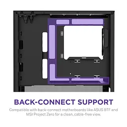 Корпус для ПК NZXT H3 Flow All Black (CC-H31FB-01) - мініатюра 7