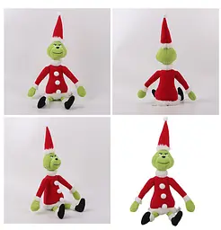 М'яка іграшка Грінч Санта Grinch 30 см - мініатюра 3