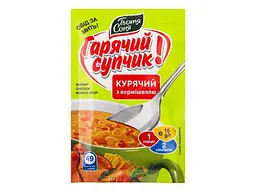 Суп швидкого приготування AUNT SONIA 15г вермішелевий зі смаком курки