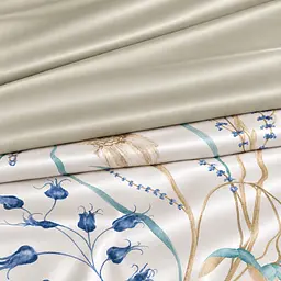 Комплект постільної білизни Love You Botany Сімейний 160×220×2 см тенсель 300TC сірий (ly63050) - мініатюра 3
