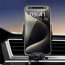 Універсальний автотримач Essager Junyi 15W Wireless Phone Holder for Car (Air Outlet Type) (EZJWX-JY01-Z) - мініатюра 2