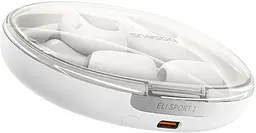 Навушники Baseus Eli Sport 1 Open-Ear TWS Earbuds Stellar, IPX4, BT5.3, 65mAh, 600mAh, 7.5h, White A00064400221-00 - мініатюра 4