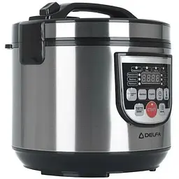 Мультиварка Delfa DMC-500 Stainless steel/black UA - мініатюра 2