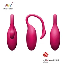 Віброяйце з керуванням зі смартфона Magic Motion Flamingo 7.2 см рожевий - мініатюра 4