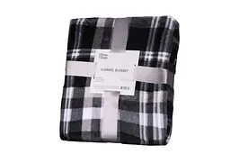 Плед Ardesto Flannel 200х220 см сіра клітинка (ART0102PB)