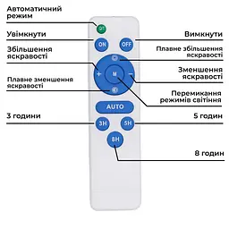 Вуличний LED ліхтар Yiwu HP-5-71 на сонячних батареях 300 Вт 400 LED IP65 з пультом - мініатюра 5