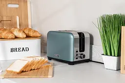 Тостер Ardesto Mint Harmony T-F400G 800Вт метал м'ятний+сріблястий - мініатюра 2