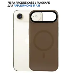 Чохол до мобільного телефона BeCover FIBRA ArcLine MagSafe Apple iPhone 17 Air Brown (715376) - миниатюра 8
