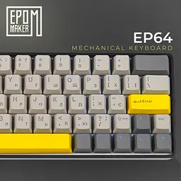 Клавіатура Epomaker EP64 Mulan Black механічна бездротова (EP64-B-M) - мініатюра 5