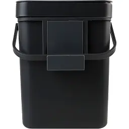 Відро для сміття MBM My Home з кришкою 5 л антрацит (BIN-11 5L ANTHRACITE) - мініатюра 4